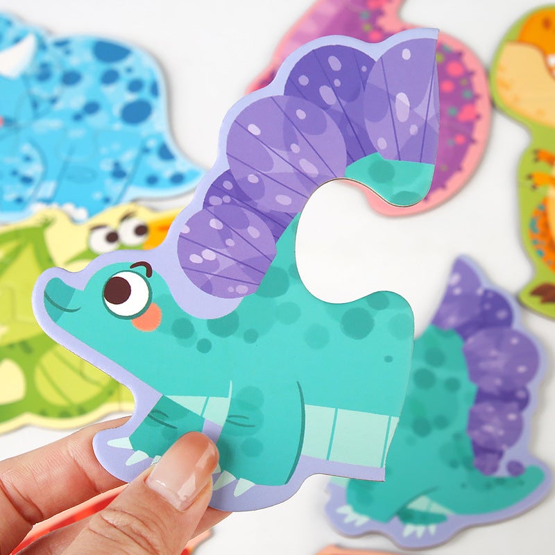 Six-In-One Large Portable Gift Box Puzzle 2-6 Years Old Children'S Educational Baby Boys And Girls Toys - Image 4